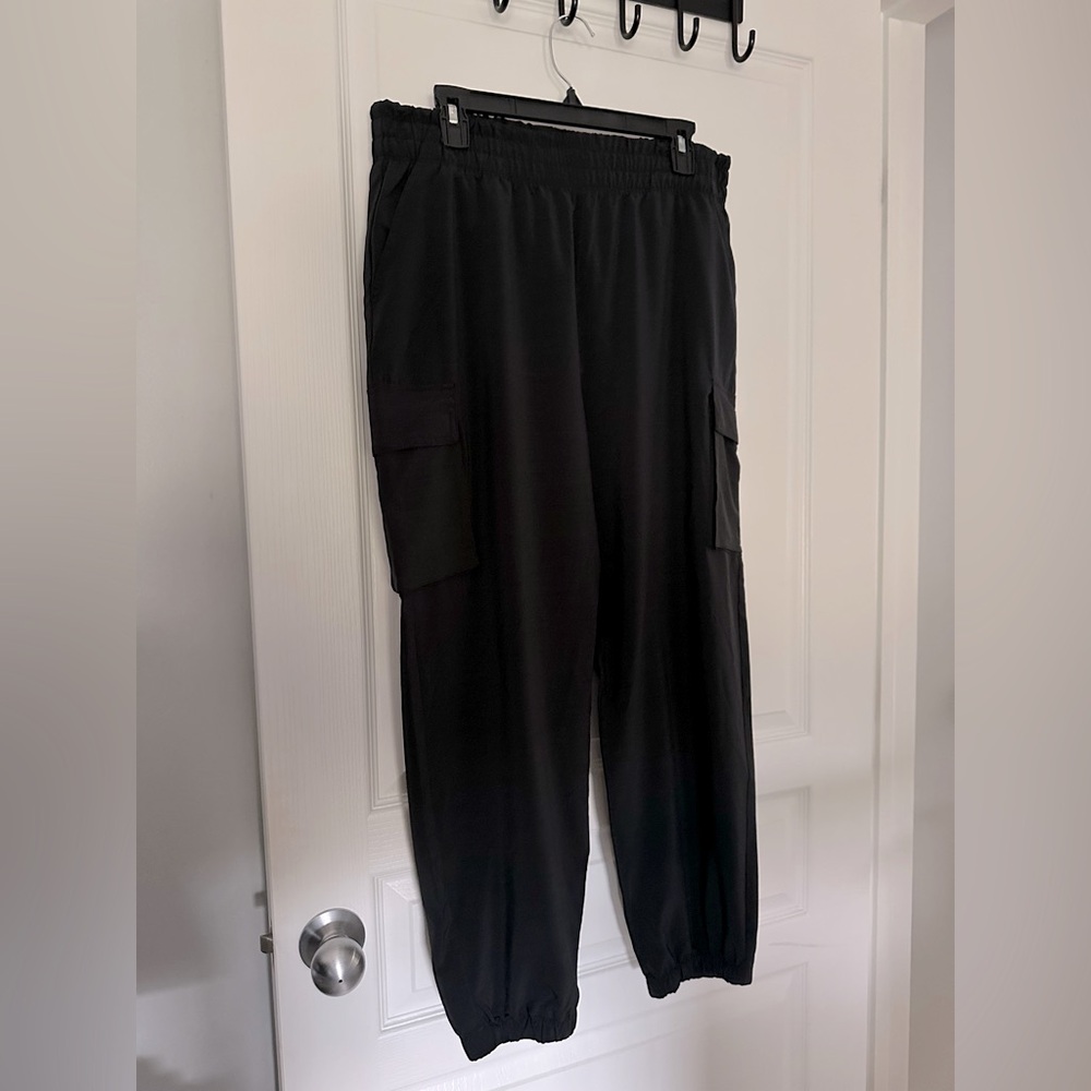 Black Fabletics Cargo Joggers